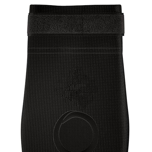 RDX Elbow Pads, Muay Thai MMA Kickboxing Sparring Elbow Guard, Martial Arts Striking Protection,Wrestling Basketball Adjustable MTB Volleyball Compression Padded Sleeve, Men Women - color: Black White, size: X-Large