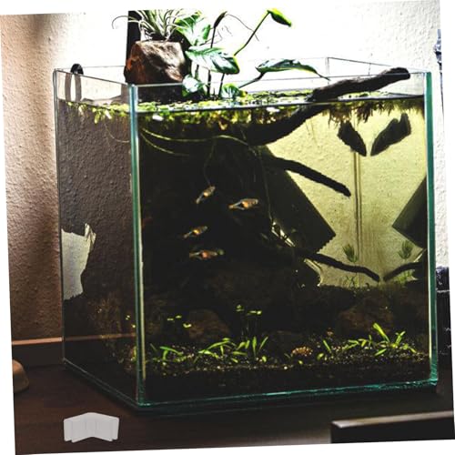 GALPADA 10pcs Transparent Corner Guards for Fish Tanks Soft Aquarium Edge Protectors and Boys and Girls Corner Safety Easy Installation Shaped Design