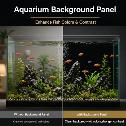Black Acrylic Panel Aquarium Background Board Partition Board Sump Baffle for DIY Aquariums, One Side Matte One Side Glossy, Opaque,Thickness 4mm,300x300mm - color: Thickness 4mm, size: 300x300mm