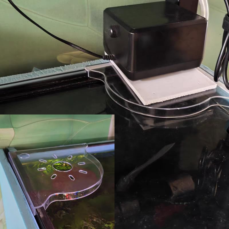 2PCS Aquarium Corner Shelf for Rimless Fish Tank Fish Tank Plant Holder Aquarium Plant Holder for Aquatic Plant Planter