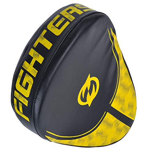 Boxing Mitts for Muay Thai MMA Sparring Training Punching Focus Punch Target Mitts and Pads - color: Yellow