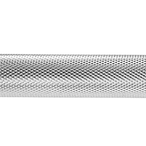 Sunny Health & Fitness 60-Inch Chrome Barbell Bar or High-Density Foam Barbell Pad – Strength Training Gear for Squats, Deadlifts, Hip Thrusts, Bench Press, Lunges & Full-Body Home Gym Workouts - style: 60 Inch Barbell