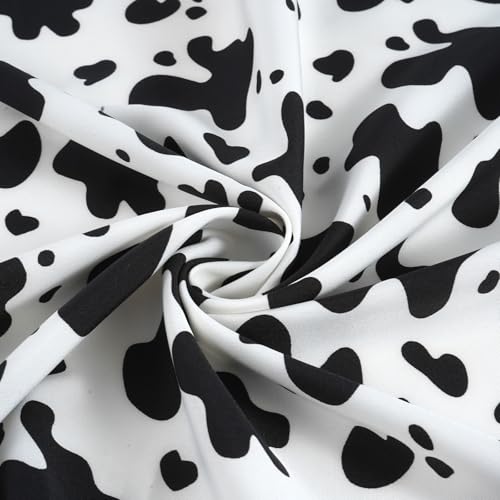 GERINLY Silk Hair Scarf Animal Print Leopard Neck Scarf Summer Neckerchief for Women Bag Purse Accessory - color: White