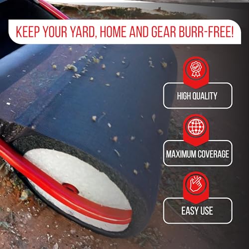 Remover Yard Tool, 18" Extra Wide, Push Model 2.0 | Easy Yard Cleanup, Burr & Sticker Removal, Effortless Goat Head Roller and Picker, Made in USA - size: Extra Wide