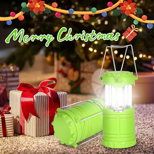 6-Pack Mini LED Green Camping Lantern
