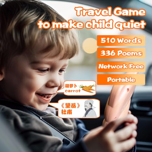 Bilingual Talking Flash Cards for Kids - Test Mode Chinese Poem - color: Chinese Poem