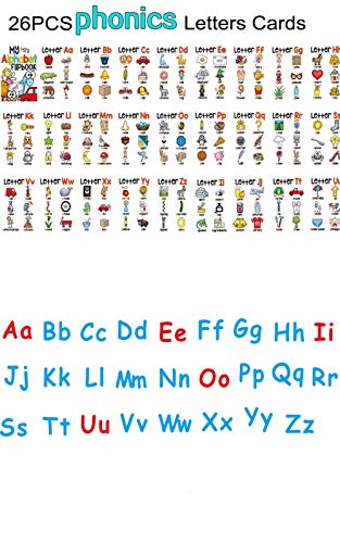 26PCS/Set ABC English Alphabet 26 Letters Child Flash Cards Baby Learning Toys Kids Gift Pre-Kindergarten