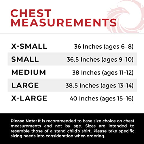 Kids Champion Reversible Chest Protector Gear for Boxing, Sparring. Karate, Muay Thai and Taekwondo, MMA Gear, Youth Body Shield Protective Gear, Martial Arts Training Equipment - size: Medium