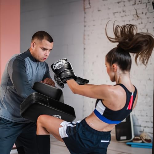 Cididu 3-in-1 Kids Boxing Set, Punching Gloves Mitts Kick Pad for Beginners, Sports Kickboxing Training Set for Youth Child Boxing, Karate, Taekwondo, Muay Thai, MMA Training