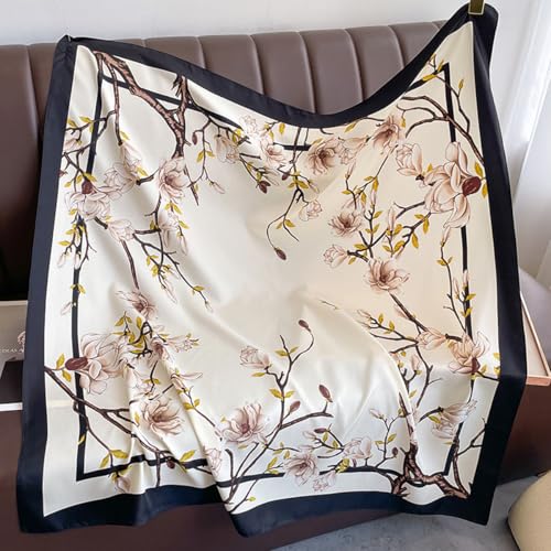 43" Large Square Scarf Fashion Scarves Hair Wrapping Scarfs Night Sleeping Headscarf for Women B07 - color: B072
