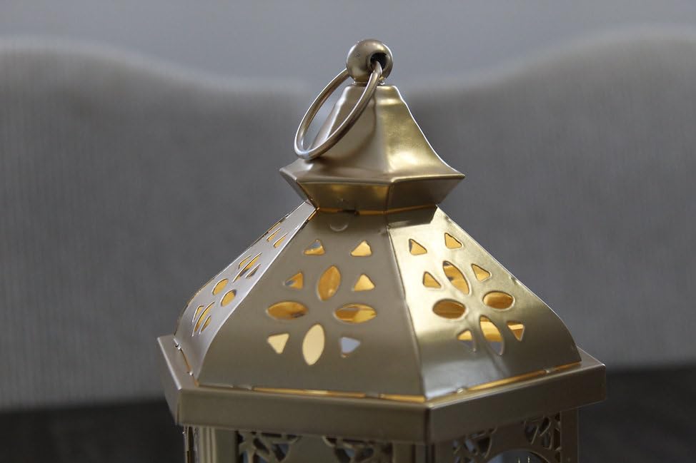 Ramadan Lantern Allahuma Balighna Premium Quality - Tabletop Decorative Mirrored Light Bright Lightning for Home Decorations Muslim New Year Festivals, Celebrations, Parties