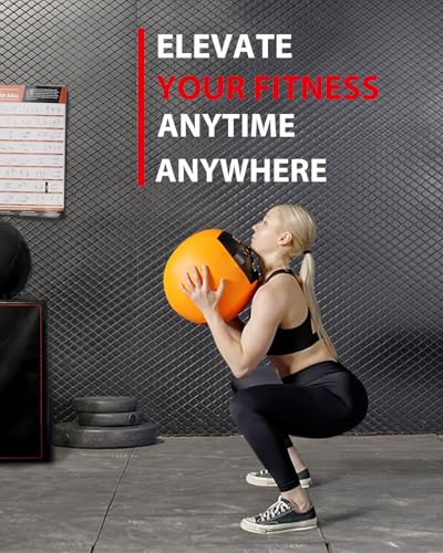Mikolo Medicine Ball, Wall Ball,Soft Medicine Ball Set,Slam Ball for Core Training, Strength Workouts -Multi-Weight 10lbs 20lbs Exercise Balls for Home Gym, Functional Fitness (10/15/20/25LB) - style: Medecine ball with a rack:10LBS+15LBS+20LBS+25LBS+ Rac