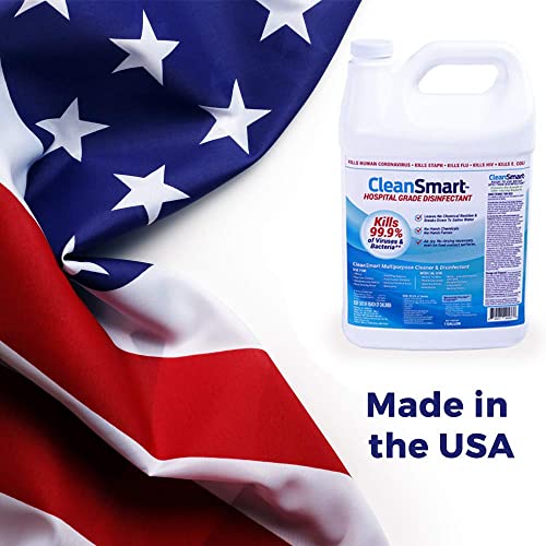 CleanSmart Hospital Disinfectant, Kills 99.9% of Viruses and Bacteria, Hypochlorous Acid Technology, EPA Registered, 23 oz, (Pack of 6) (HOCL) - size: 23 Fl Oz (Pack of 6)