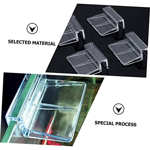 UPKOCH 15pcs Aquarium Cover Brackets Fish Tank Holder for Glass Easy Installation Suitable for Turtle Tanks and Open Fish