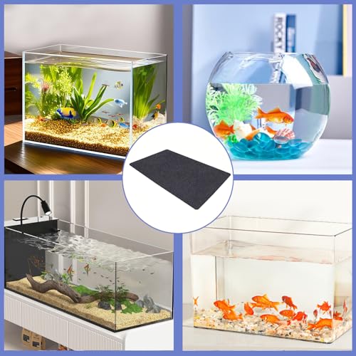 Aquarium Leveling Mat,Under Fish Tank Mat——Soft Absorbent Material,Anti-Slip and Waterproof Backing,Cushion the Friction Between the Fish Tank and the Table,Washable (24 x 24 Inch) - size: 24 x 24 Inch