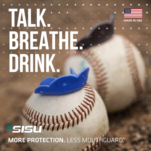 SISU Go Mouthguard, Snow White - Low-Profile Front Tooth Protection for Soccer, Basketball, Water Polo, Skateboarding, BMX, Action Sports - Remoldable Up to 20 Times - Thin, Breathable - Non Toxic - color: Snow White