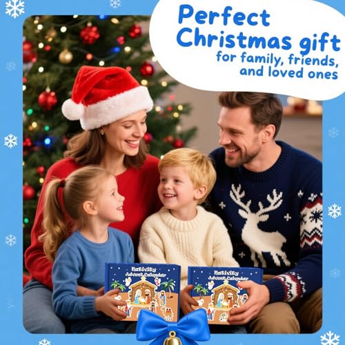Nativity Sence Diamond Painting Advent Calendar 2026,24pcs Nativity Diamond Art Keychains,Christmas Countdown Calendar DIY Crafts,Christian Religious Gifts