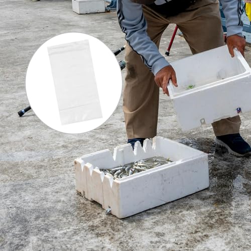 50pcs Small Fish Transport Bags 30x60cm Thick Plastic Live Aquarium Shipping Pouches with Oxygen for Tropical Fish and Aquatic Plant Root Storage