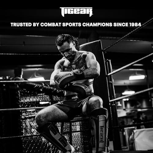 Tigear Prime 2.0 Shin Guards – MMA, Muay Thai & Kickboxing | Premium Triple-Layer Protection for Men, Women, Kids | Shock-Absorbing, Secure Fit & Breathable Design - size: Youth Large