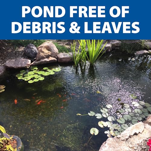 The Pond Guy Heavy Duty Telescopic Fish & Utility Net Combo | Adjustable aluminum pole and mesh netting are ideal for water garden maintenance and fishing equipment needs