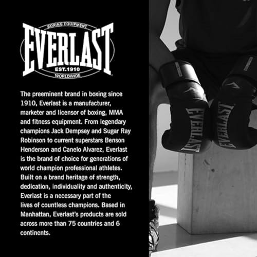 Everlast Elite 2 Boxing Gloves - color: Black/Gold, size: 14 oz