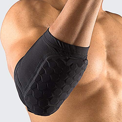 McDavid Moisture Wicking HEX Technology Knee Sleeves for Women/Men, Elbows & Shins Protection, Hex Pads - color: White, size: Medium