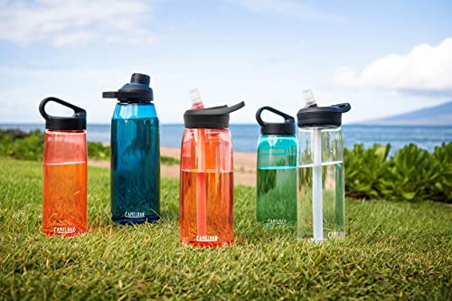 CamelBak Eddy+ Water Bottle with Bite Valve Straw, Leak‑Resistant Easy‑Sip Design for Everyday Hydration, 25oz, Olive - color: Olive, size: 25 Ounces
