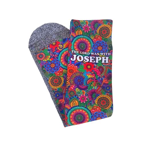 Men's – Christian Crew Socks for Men with Scripture | Moisture-Wicking | Easter Gift Idea - color: Josephs