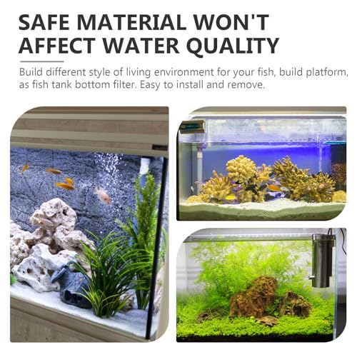 DOITOOL 6 Pcs Aquarium Fish Tank Dividing Plates Bottom Isolation Filter Trays White 30x30x0.7cm Grid Divider Boards for Fish Tank Separation and Spawning