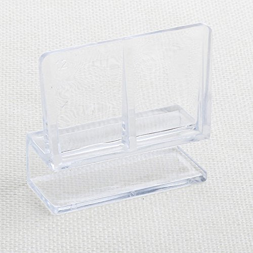 Aquarium Glass Cover Clip Clear Acrylic Support Holder Clamps for 0.5 Inch Wall