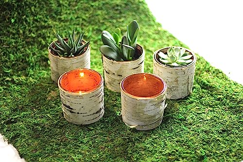 Preserved Moss Runner and Mats (18in x 25ft Runner) - color: 18in X 25ft Runner