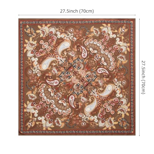 RIIQIICHY Women Head Hair Scarf Like Satin Silk Scarf Sleeping Hair Wrapping Night 27.5" - color: C016