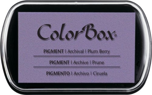 ColorBox Classic Pigment Ink, Pad, Full Size, Plum Berry - color: Plum Berry