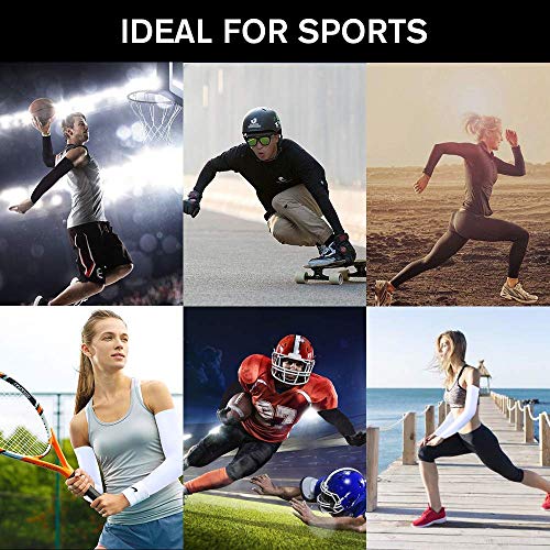 Arm Sleeves for Women Men Hand Cover Cooling Compression Arm Sleeve Tattoo Cover Up Sleeves to Cover Arm Warmers - color: Nude
