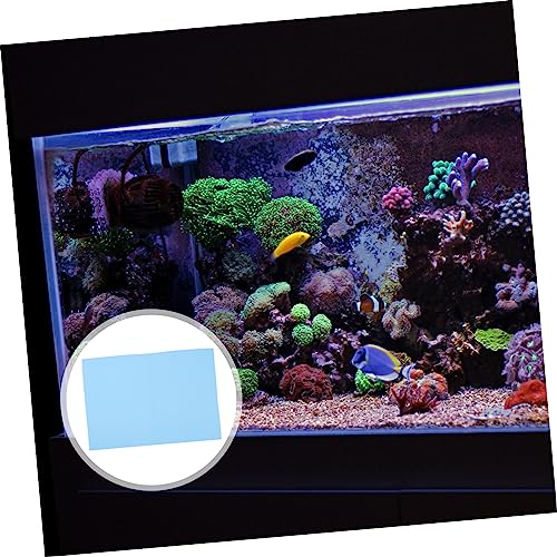 POPETPOP Fish Tank Pad Bottom Reptile Supplies Washable Black Terrarium Pad Fish Tank Cushioning Mat Turtle Tanks Fish Tank Leveling Mat Fish Aquarium Accessories Waterproof - Blue Foam - color: Blue