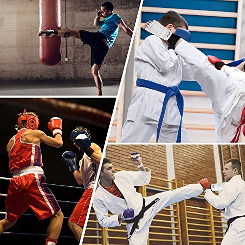 Taekwondo Sparring Gear Foot Protector Karate Boxing Sparring Foot Guard, Martial Arts Protective Foot Gear for Kung Fu Punch Bag Kickboxing MMA Training - size: X-Large