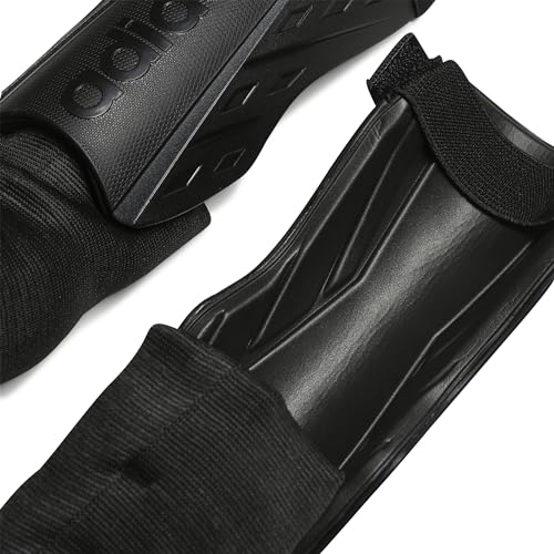 adidas Unisex Adult Tiro Soccer Shin Guards - color: Black/White/Iron Metallic/Match, size: Small