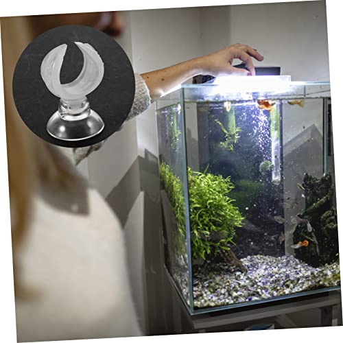 BESPORTBLE 4pcs Aquarium Suction Cup Clamp Clips Feeder Tube Holder for Air Tubing Organize Your Tank