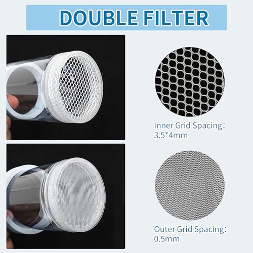 Suspensions Breeder Box, Floating Mesh Isolation Fish Tank Separator Set, Ideal for Aquatic Pets, Small, White, 1 Set