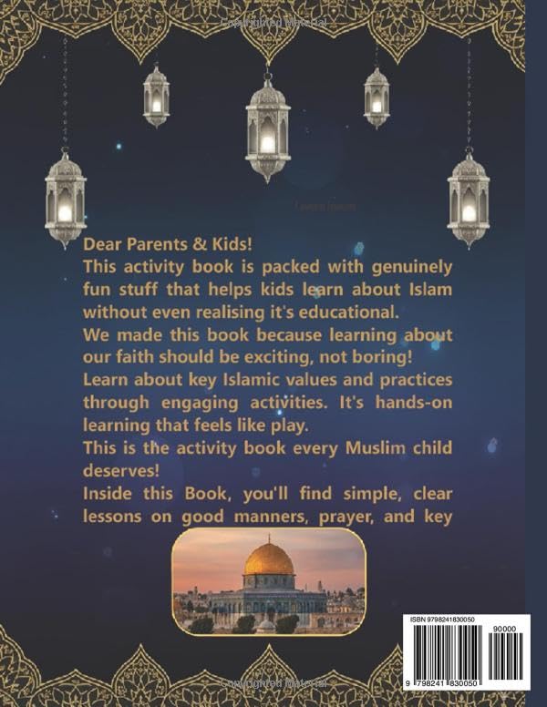 Islamic Book for Kids: Islamic Learning, Featuring Stories of the Prophets, Islamic Lessons for Muslim kids, Islamic Word Search Puzzle, Children Islamic Activity Book