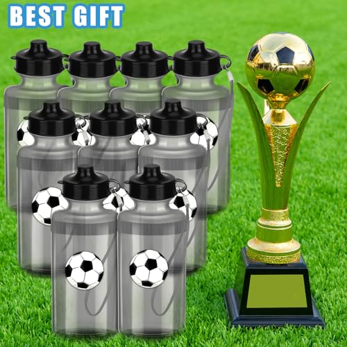 Zubebe 36 Pcs Sports Water Bottles Bulk Squeeze Reusable Bpa-free Plastic Water Bottles End of the Year Gifts Summer Gifts for Students School Travel Hiking Cycling Event Team Gift - color: Clear Gray