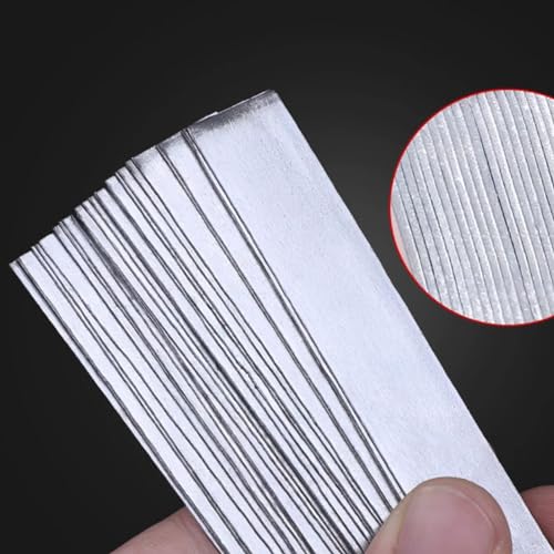 Lead Sheet, Fishing Soft Lead Sheet Strips for Fishing, Plant Anchors/Weights - size: 0.5mm 37-40PCS