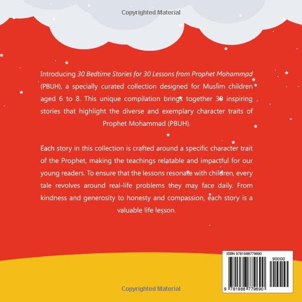 30 Bedtime Stories for 30 Lessons from Prophet Mohammad: (Islamic books for kids)