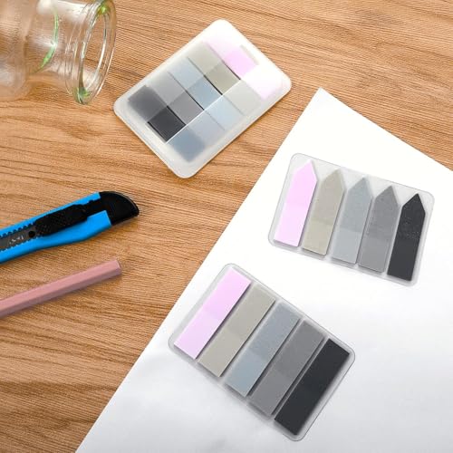 600 Pcs Index Tabs Flags, Pastel Color | Transparent, Sticky, Writable, Easy to Remove, For Annotating Books