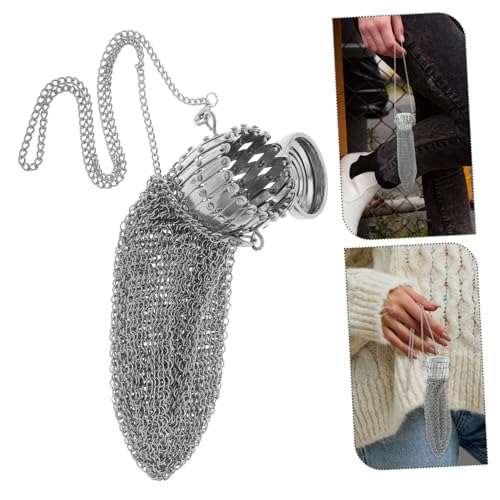 PRETYZOOM Antique Inspired Coin Box: Stylish Double Mesh Purse Twist Lid Closure for Collectors