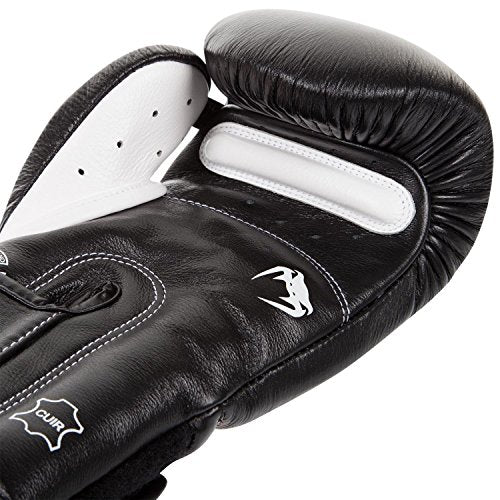 Venum Giant 3.0 Boxing Gloves - Nappa Leather - color: Black/White, size: 14 oz