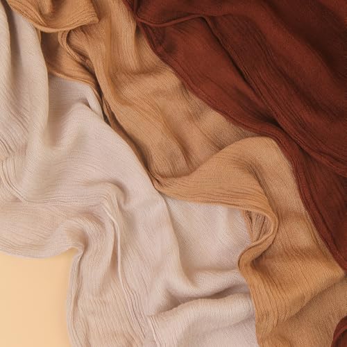 Cotton Linen Plain Hijab Scarf For Women,Muslim Viscose Crinkle Edge With Fringe,Summer Beach Wrap Headwraps Shawl - color: 55#navyblue