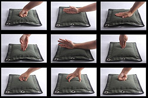 ZooBoo Wing Chun Wall Bag Canvas Leather Striking Pad for Kung Fu | Heavy-Duty Canvas And PU Leather Construction Is Designed For Long-Lasting Martial Arts Practice
