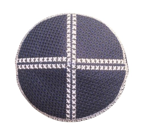 Men's Unisex Muslim Men Prayer Cap Ramadaan Cap Eid Cap Handmade Kufis Namaz Hat Beanie - color: Blue, size: Large