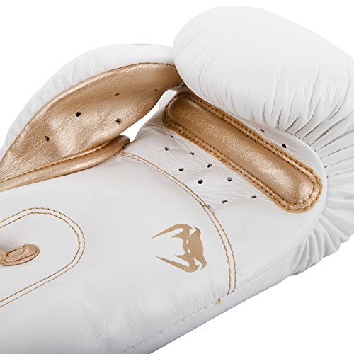 Venum Giant 3.0 Boxing Gloves - Nappa Leather - color: White/Gold, size: 8 oz